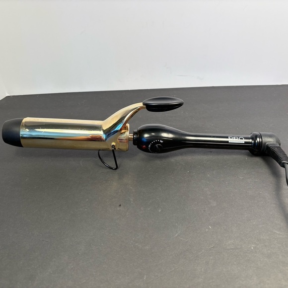 Pro Beauty Tools 1.5" 24K Gold Curling Iron Model PBIR1875 - Picture 2 of 12